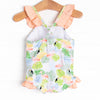Tropical Paradise One Piece, Peach