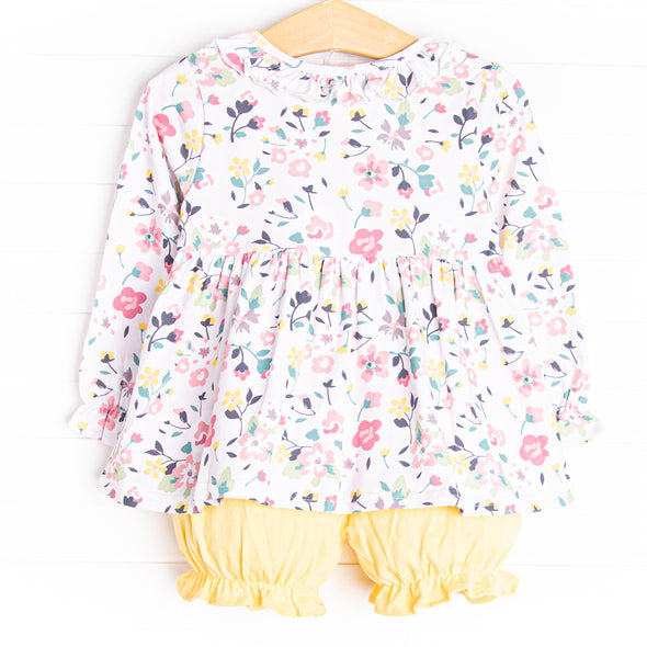 Sunny Blooms Bloomer Set, Yellow