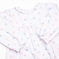 Handful of Hearts Dress, White