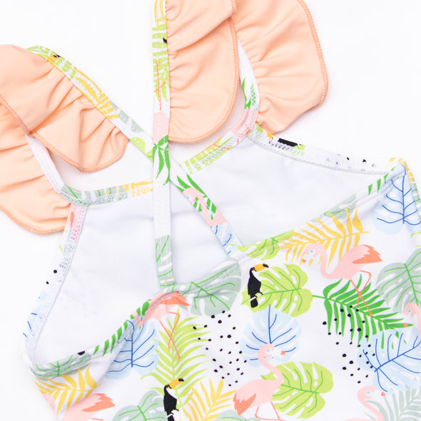 Tropical Paradise One Piece, Peach