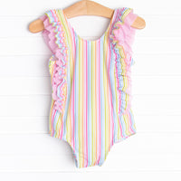 Sorbet Striped One Piece, Pink