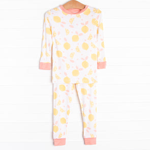 Sweet Tart Slices Bamboo Pajama Set, Pink