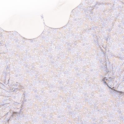 Poppy Fields Bloomer Set, Blue