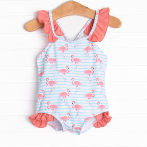 Fab Flamingos One Piece, Pink