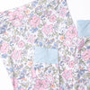 Pink Magnolia Bamboo Pajama Set, Blue