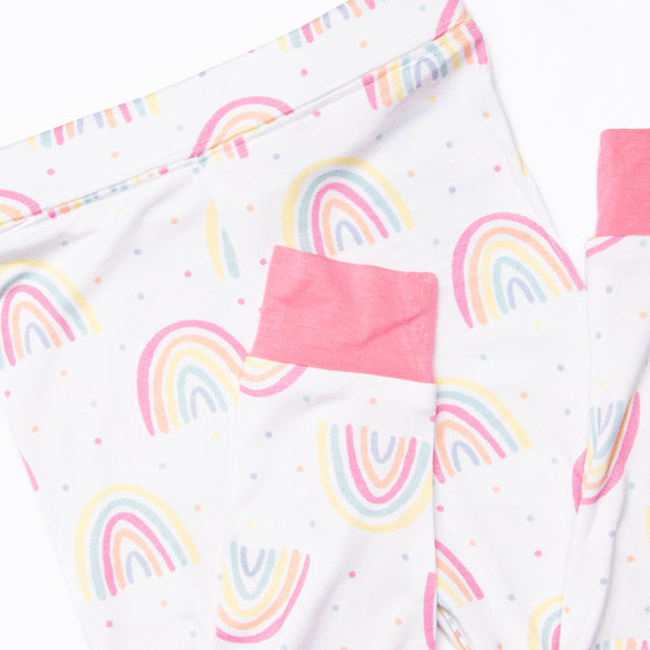 Colorful Dreams Bamboo Pajama Set, Pink