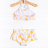 Sweet Tart Slices Skirted Bikini, Pink