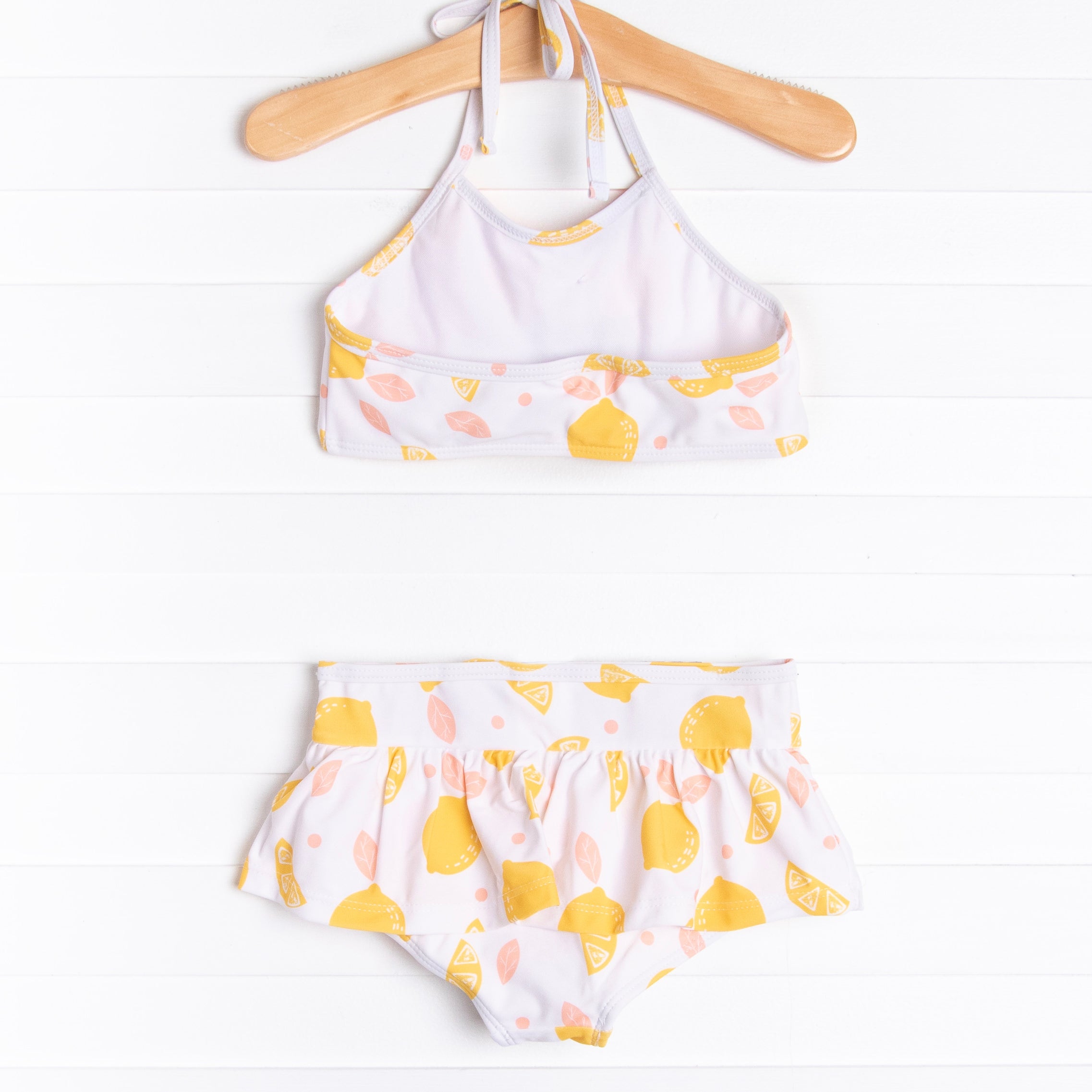 Sweet Tart Slices Skirted Bikini Pink Stitchy Fish
