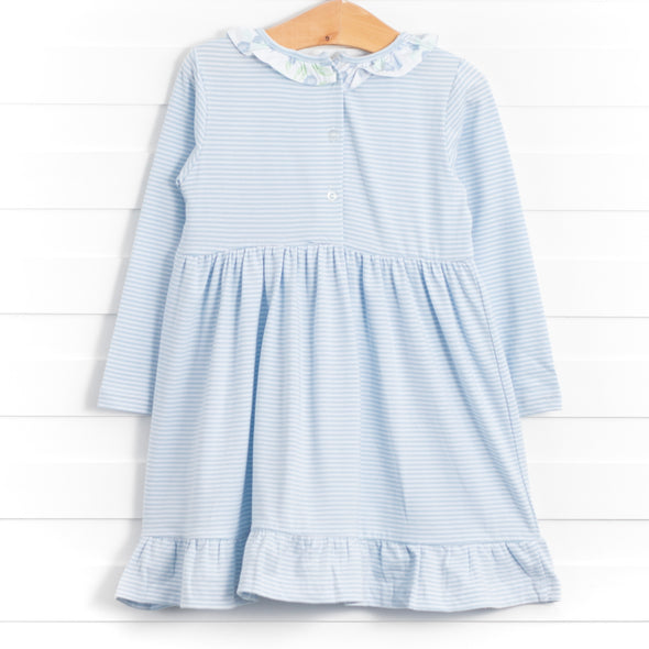 Shower Me In Flowers Dress, Blue
