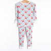 Sand Crab Sleeper Bamboo Pajama Set, Blue