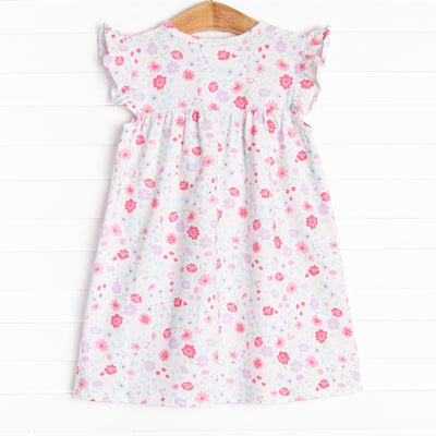 Floral Party Dress, Purple