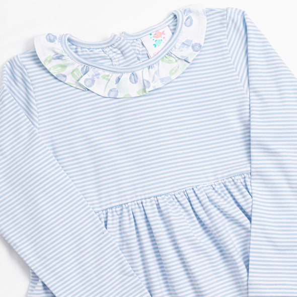 Shower Me In Flowers Dress, Blue