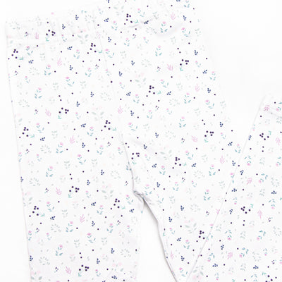Berry Blossoms Legging Set, Purple