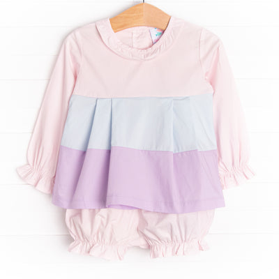 Color Block Cutie Bloomer Set, Pink