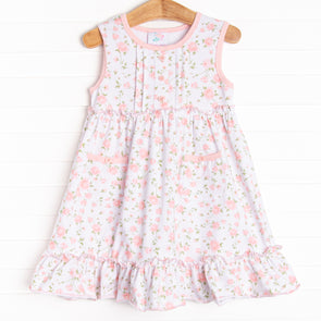 Vienna Vines Pocket Dress, Pink