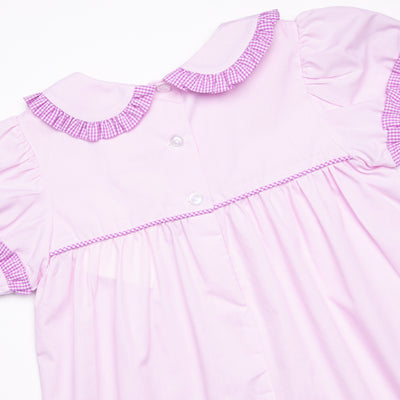 Bow Applique Dress, Purple