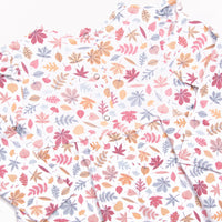 Fall Foliage Romper, Blue