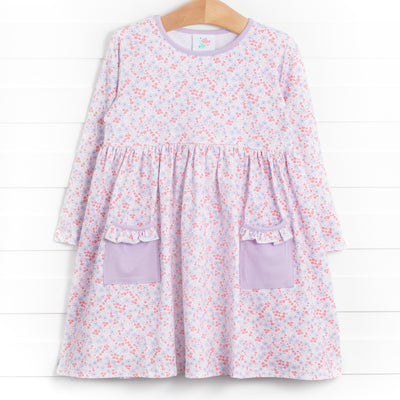Wisteria Wonder Dress, Purple