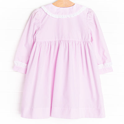 Birdie Besties Smocked Dress, Pink