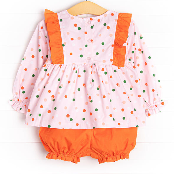 Polka Party Bloomer Set, Pink