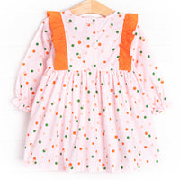 Polka Party Dress, Pink