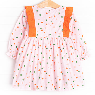 Polka Party Dress, Pink
