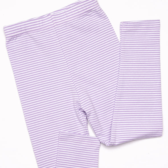Emory Legging Set, Purple Stripe