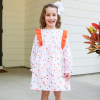 Polka Party Dress, Pink