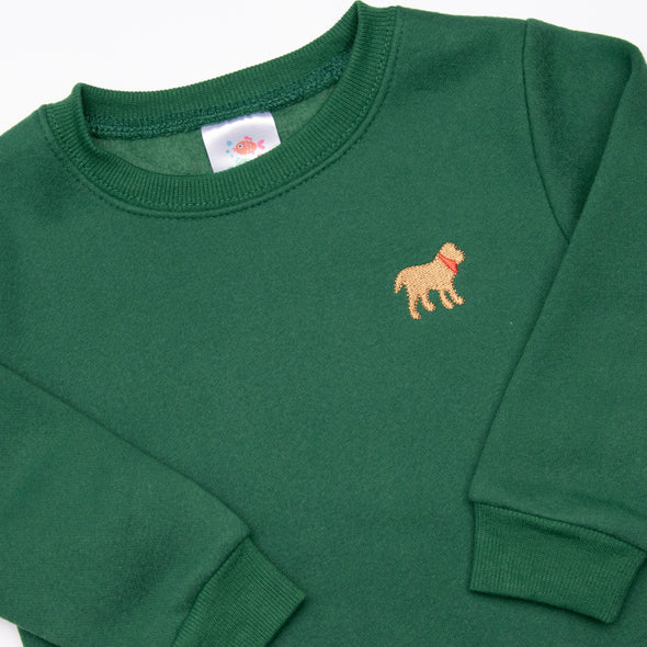 Roooof Roooof Sweatshirt, Green
