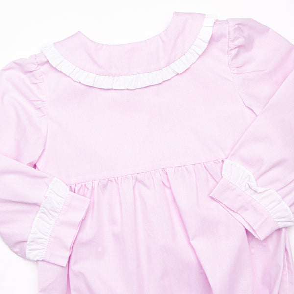 Birdie Besties Smocked Dress, Pink