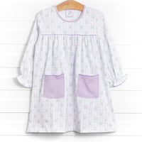 Freshly Cut Florals Dress, Purple