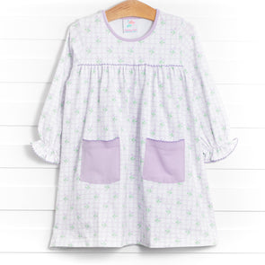 Freshly Cut Florals Dress, Purple