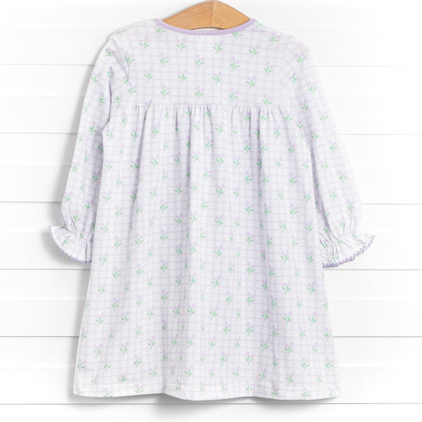 Freshly Cut Florals Dress, Purple