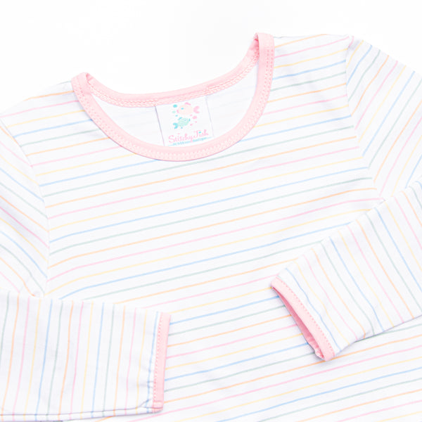 Sherbet Stripes Dress, Pink