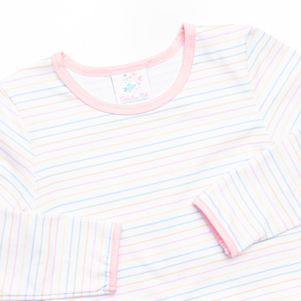 Sherbet Stripes Dress, Pink