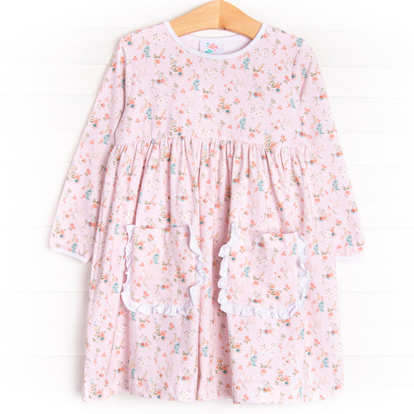 Ditsy Daisy Dress, Pink