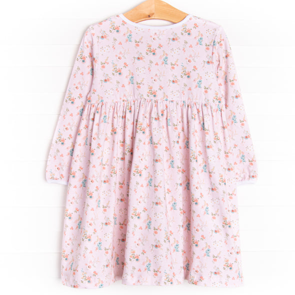 Ditsy Daisy Dress, Pink