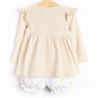 Star Gazing Nights Bloomer Set, Yellow