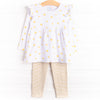Star Gazing Nights Legging Set, White