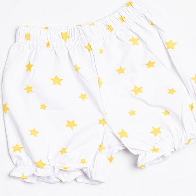 Star Gazing Nights Bloomer Set, Yellow