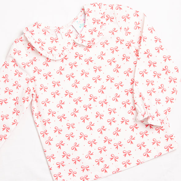 Tied With a Bow Jumper Set, Pink