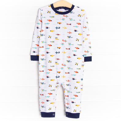 Against the Wind Long Romper, Yellow