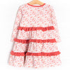 Crimson Camelia Twirl Dress, Red