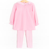 Emory Legging Set, Pink Stripe