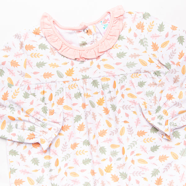 Seasons in the City Ruffle Romper, Pink