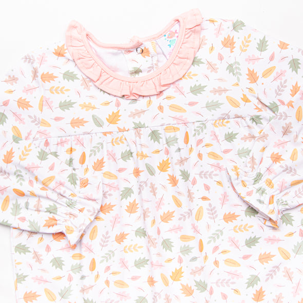 Seasons in the City Ruffle Romper, Pink