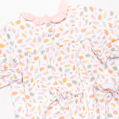 Seasons in the City Ruffle Romper, Pink