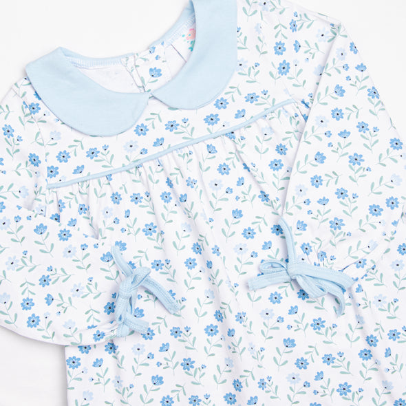 Mae Magnolia Dress, Blue