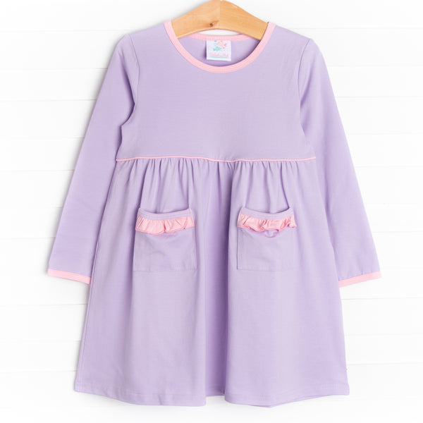 Josie Popover Dress, Purple