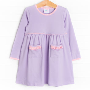 Josie Popover Dress, Purple